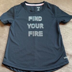 DSG Kids black Motivational Tee